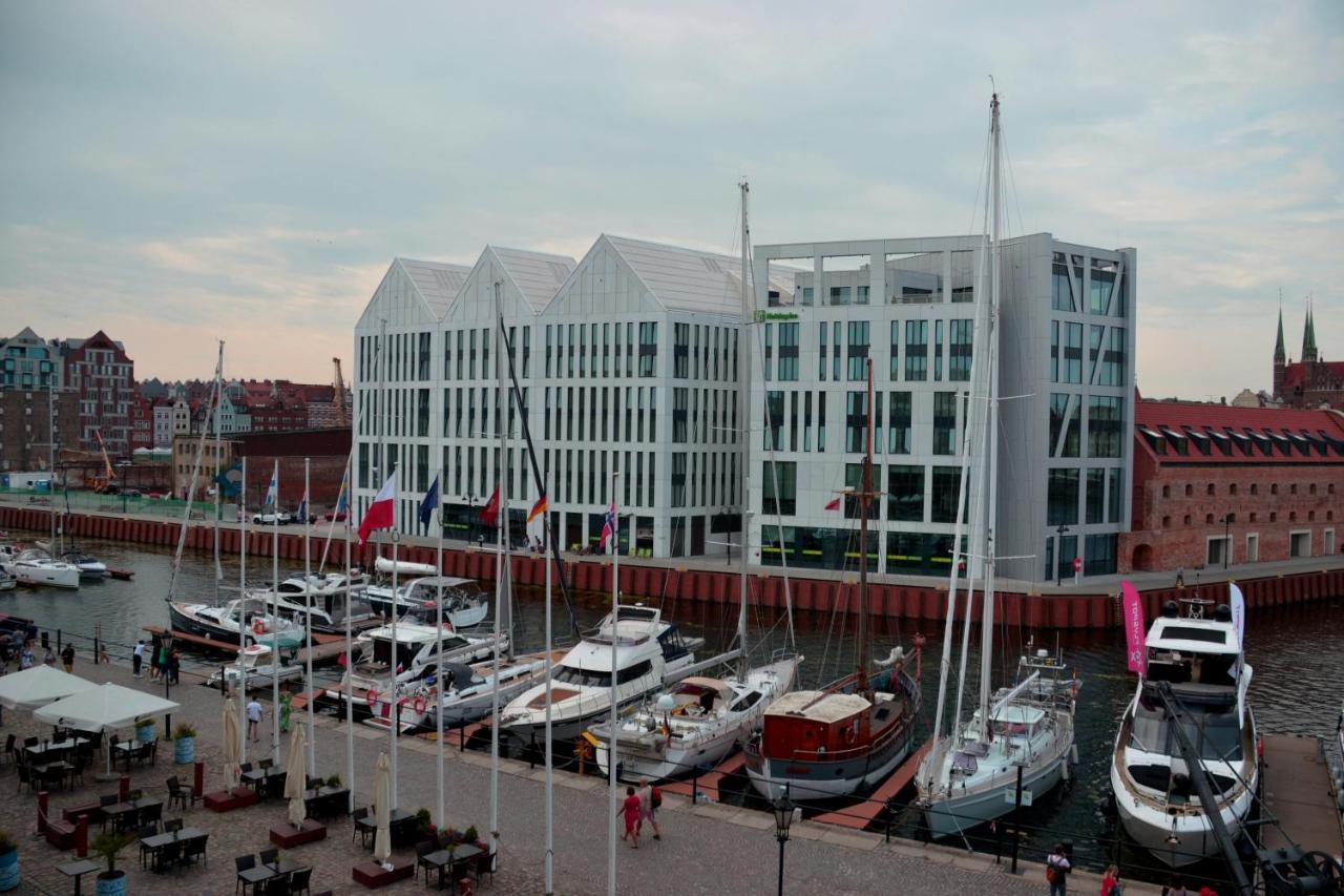 Centrum Nad Motlawa Z Widokiem Na Rzeke Lub Na Patio Z Balkonem Apartment Gdansk