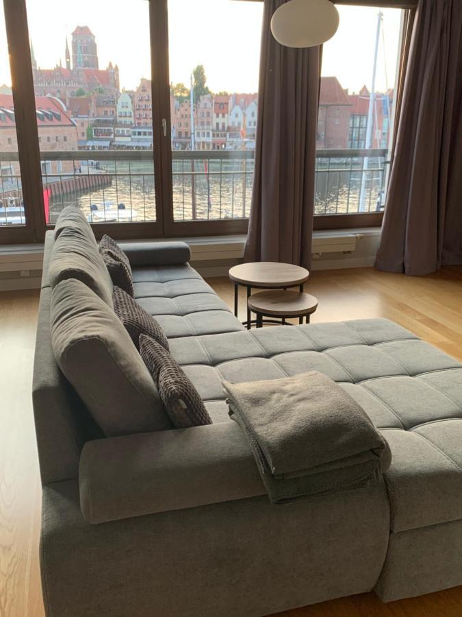 Centrum Nad Motlawa Z Widokiem Na Rzeke Lub Na Patio Z Balkonem * Gdansk