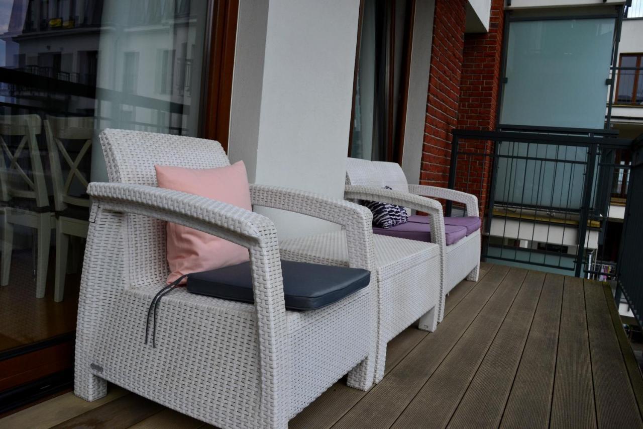 Apartmán Centrum Nad Motlawa Z Widokiem Na Rzeke Lub Na Patio Z Balkonem *